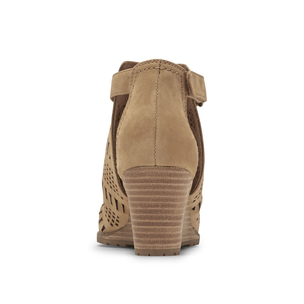 Rockport Stövlar Dam Khaki - Cobb Hill Lucinda Perforated - SKBAV8659